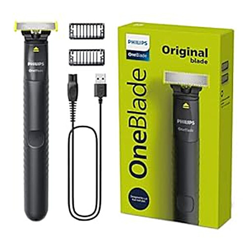 Buy Philips OneBlade Hybrid Trimmer & Shaver With Dual Protection ...