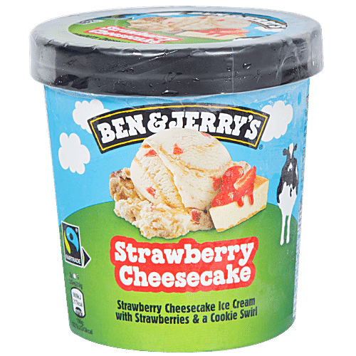 Buy Ben & Jerry's Strawberry Cheesecake Ice Cream Online at Best Price ...