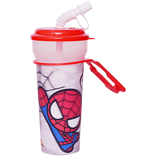 Buy Gluman Disney 3D Spiderman Sipper Water Bottle Online at Best Price ...