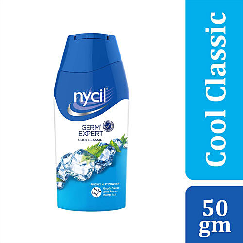 Buy Nycil Germ Expert Prickly Heat Powder - Cool Herbal Online at Best  Price of Rs 50 - bigbasket