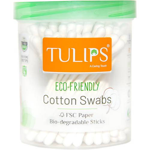 Buy Tulips Eco - Friendly Cotton Ear Buds/Swabs In A PP Jar Online at ...