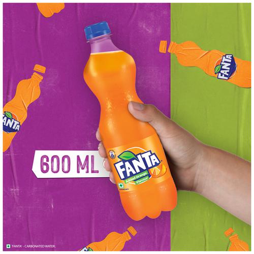 Buy Fanta Soft Drink Orange Flavour 600 Ml Online at the Best