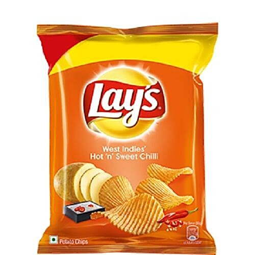 Buy Lays West Indies Hot 'N' Sweet Chilli Online at Best Price of Rs ...