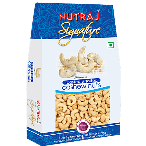 Buy Nutraj Signature Cashew Roasted Salted 200 Gm Carton Online at the ...