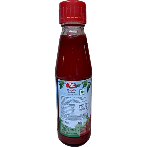 Buy Tops Ketchup Tomato 200 Gm Bottle Online At The Best Price Of Rs 57