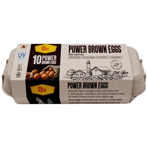 Buy Hen Fruit Eggs Super Brown 10 Pcs Carton Online at the Best Price of Rs  185 - bigbasket
