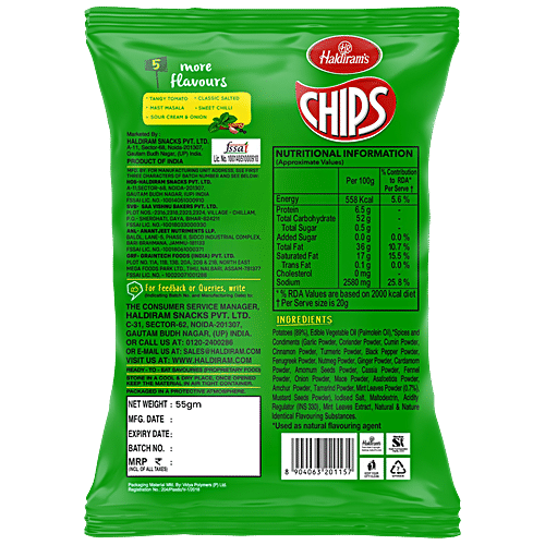 Buy Haldirams Chips Pudina Treat Online At Best Price Of Rs 25