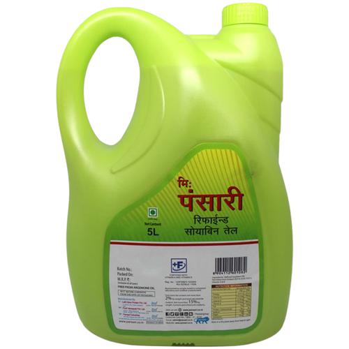 Buy Pansari Refined Soya Bean Oil 5 Ltr Jar Online at the Best Price of ...