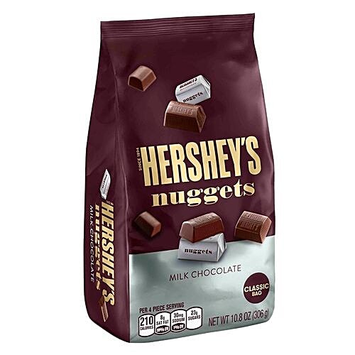 Buy Hersheys Nuggets Milk Chocolate 340 Gm Pouch Online At Best Price ...