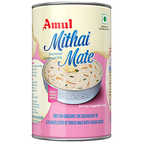 Amul Sweetened Condensed Milk Mithai Mate, 200 g Tin 