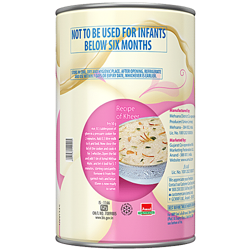 Amul Sweetened Condensed Milk Mithai Mate, 200 g Tin 