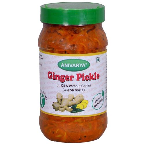 Buy Anivarya Ginger Pickle In Oil Without Garlic Online At Best Price Of Rs Null Bigbasket