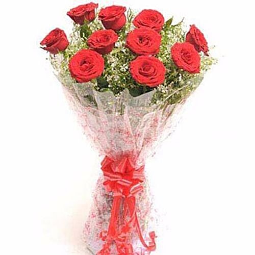 Buy Devi Flowers Flower Bouquet - Rosy 5 1 pc Online at Best Price. of ...