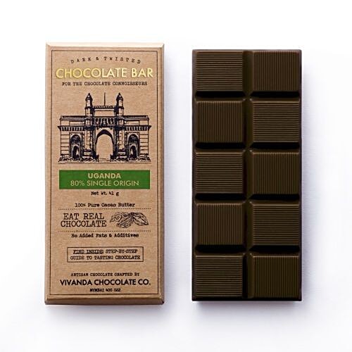 Buy Vivanda Chocolate Chocolate Bar - Single Origin 80% Uganda Online ...