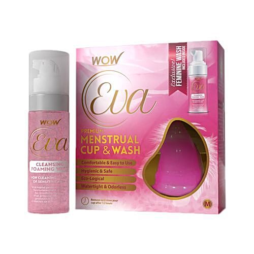 Buy Wow Skin Science Eva Reusable Menstrual Cup Wash Medium Under 30 Year Online At Best Price Bigbasket