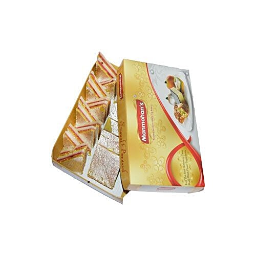 Buy Manmohans Sweets Sangam Kaju Katri 500 Gm Box Online at the Best ...