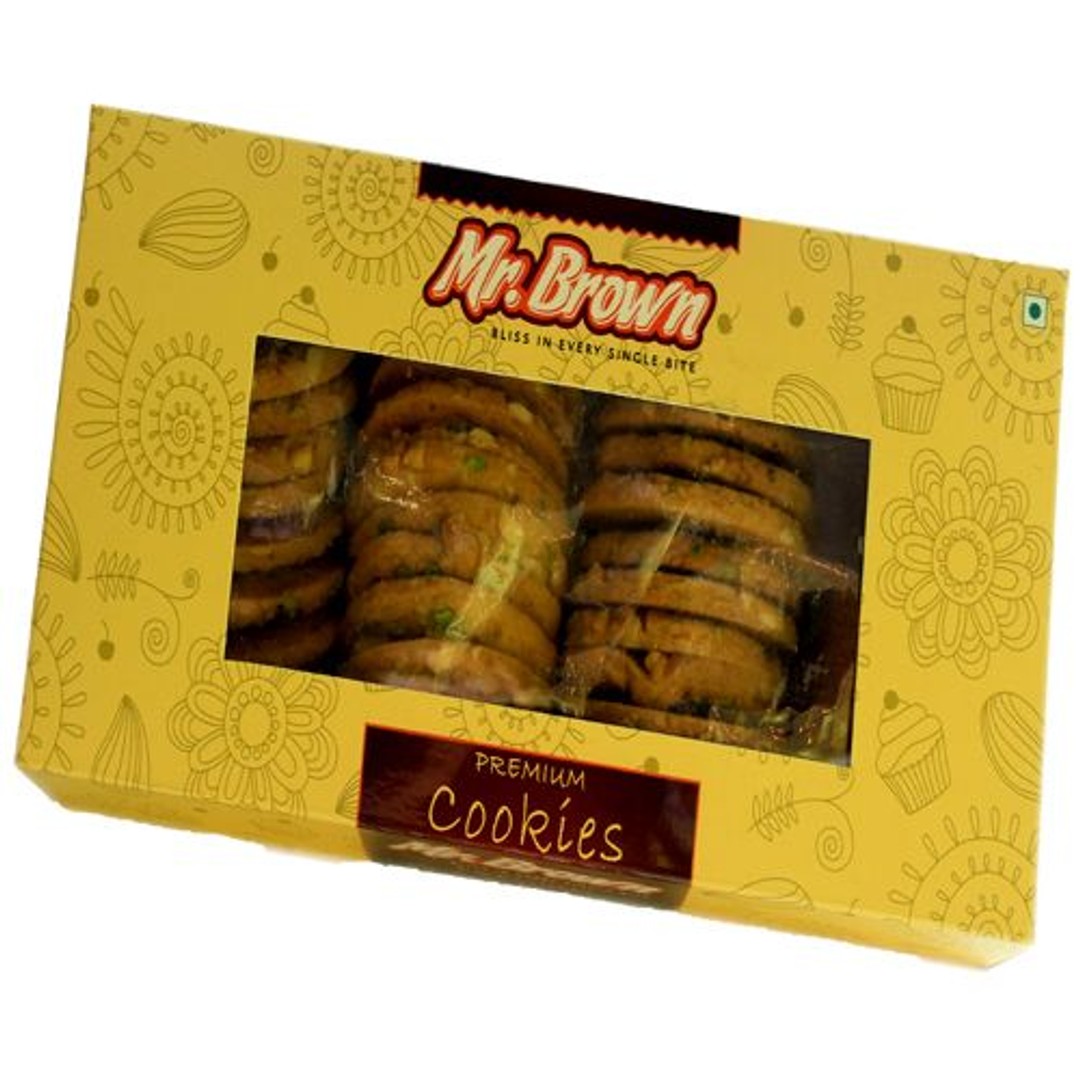 Buy Mr Brown Cookies Dry Fruits 400 Gm Online at the Best Price of Rs ...