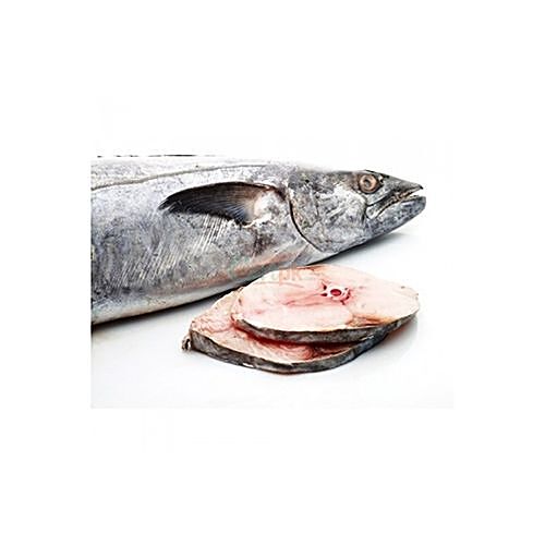 Fresh King Fish In Steaks Whole Fish