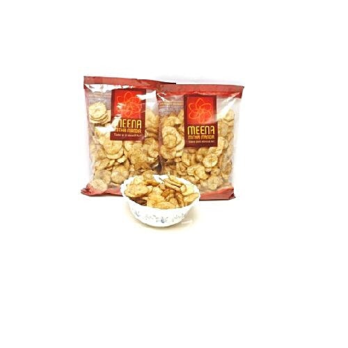 Buy Meena Mithai Mandir Namkeen Banana Chips Pepper 450 Gm Pouch Online ...