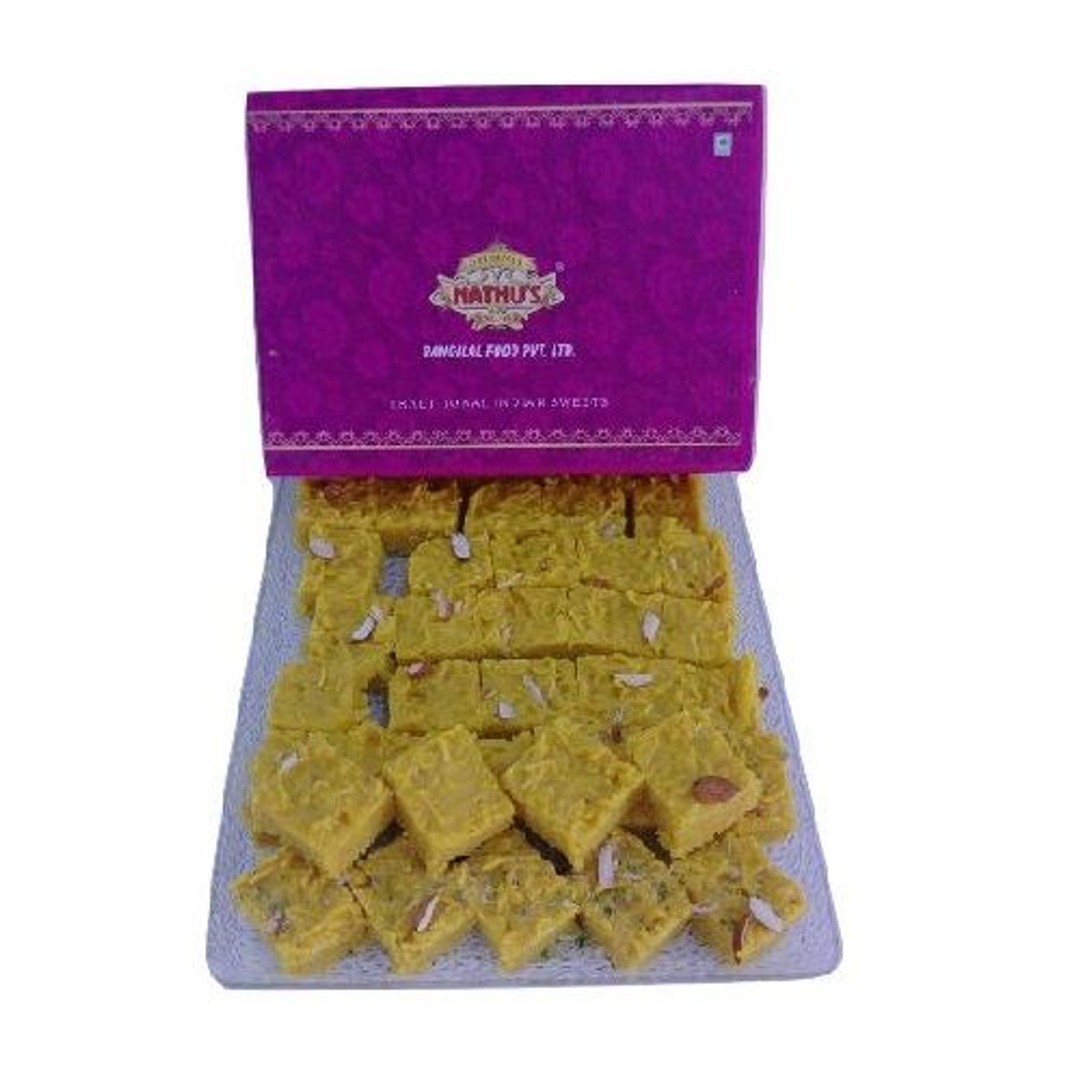 Buy Nathu Sweets Sweets - Sev Badam Barfi Online At Best Price Of Rs 