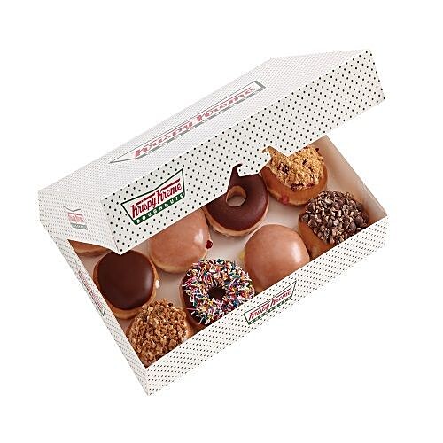 Buy Krispy Kreme Doughnuts Doughnuts - Assorted Box Of 12 12 pcs (Buy 9 ...