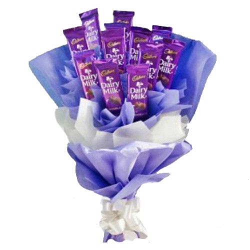 Buy Milky Way & Smarties Chocolate Bouquet Chocolate Bouquet Online in  India 