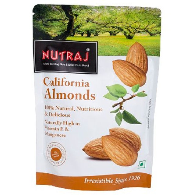 Buy Nutraj Dry Fruits - Badam / Almond, California Kermels Pouch Online ...