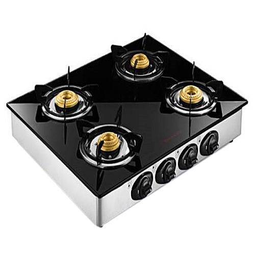 Buy Butterfly Regular Series Glass Top Lpg Stove Reflection 4B Black