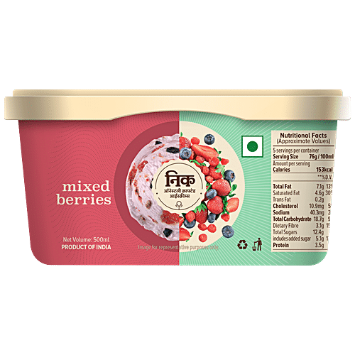 Buy NIC Ice Cream - Mixed Berries Online at Best Price of Rs 370 ...