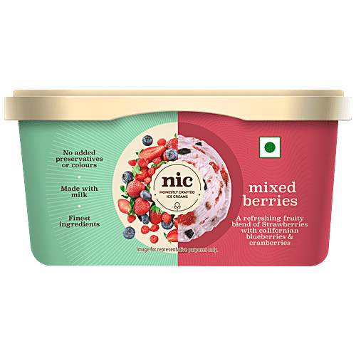 Buy NIC Ice Cream - Mixed Berries Online at Best Price of Rs 370 ...