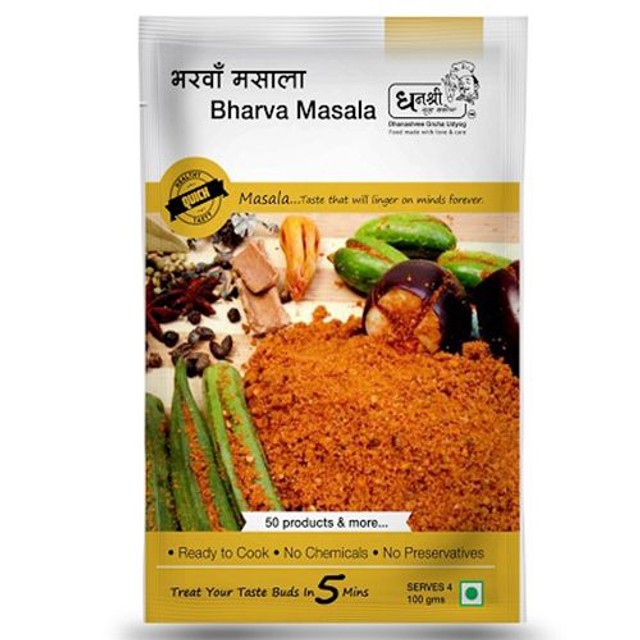 Buy Dhanashree Gruha Udyog Ready To Cook Bharva Masala Marathi Curry ...