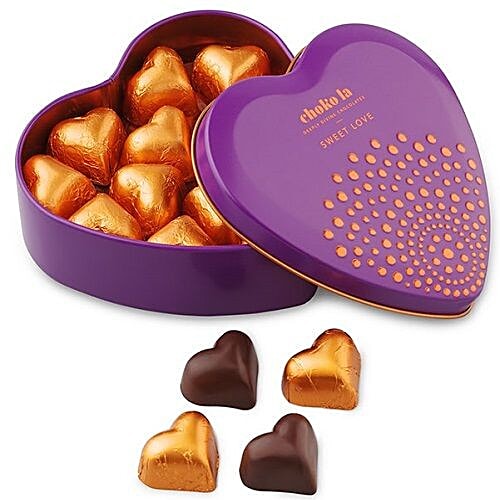 Buy Choko la Chocolate - Dark Chocolate Heart Shaped, Sweet Love Online ...