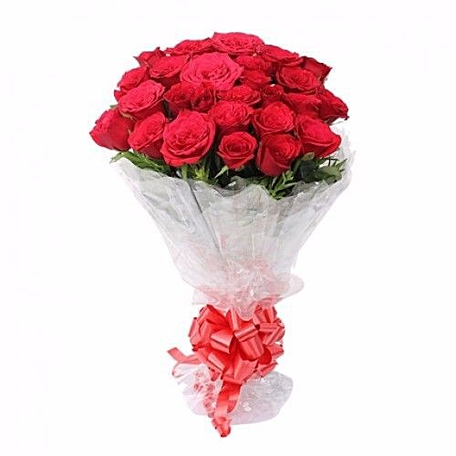 Buy blooms & bouquets, Mathikere Flower Bouquet - 20 Charming Red Roses ...