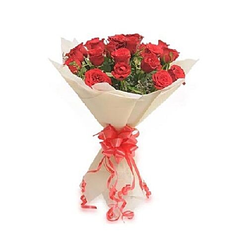 Buy Ferns n Petals, Sjr Flower Bouquet - 20 Red Roses (Exdfnp527) 1 pc ...