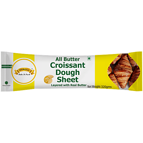 Buy UNROLL All Butter Croissants Dough Sheet Online at Best Price of Rs ...