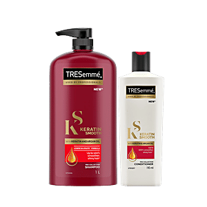 Keratin smoothing shampoo and cheap conditioner