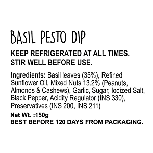 Wingreens Farms Basil Pesto 150 g