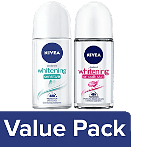 NIVEA Roll On Deodorant Whitening Sensitive Whitening Smooth