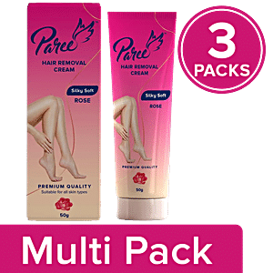 Buy Paree Hair Removal Cream - With Rose, Makes Skin Smooth & Soft