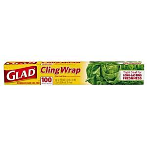 Glad Cling Wrap 300 Square Ft. Roll (Pack of 2)