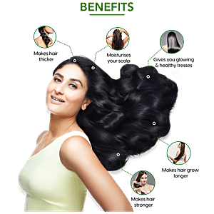 Amla Hair Oil for Strong & Silky Hair, Dabur