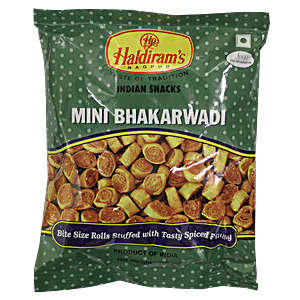 Buy Haldiram's Namkeen - Mini Bhakarwadi Online at Best Price of Rs ...