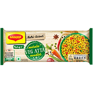 Buy MAGGI Nutri-Licious Masala Veg Atta Noodles With Spinach - Rich In ...