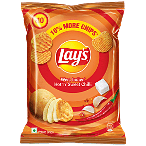 Buy A 1 Chips Potato Chips Hot Chilli 200 Gm Online at the Best Price ...