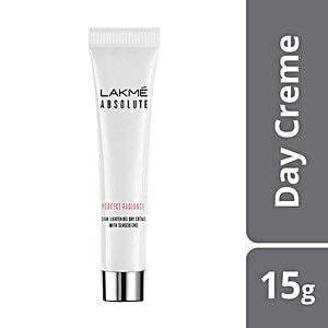 lakme perfect radiance skin lightening day cream with sunscreen