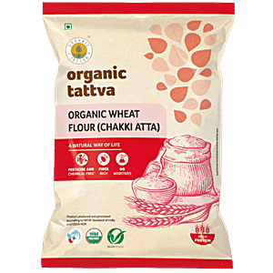 Buy Organic Tattva Flour Wheat 1 Kg Pouch Online At Best Price of Rs 80 ...