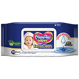 Buy Mamypoko Baby Wipes 100 Pcs Pouch Online at the Best Price of Rs 180 -  bigbasket