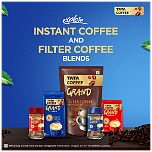 Tata Coffee Grand Premium Instant Coffee, Special Edition Pack, Instant  Coffee Blend, With Flavour Locked Decoction Crystals