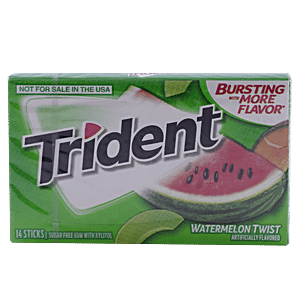 Buy Trident Gum Sugar Free Watermelon Twist 18 Pcs Online At Best Price ...