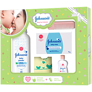 Johnson's Baby Cotton Gift Pack, Gift Set, 4 Products 